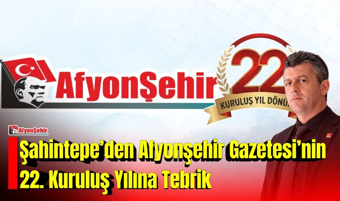 Cumhuriyet Halk Partisi (CHP) Afyonkarahisar Merkez İlçe Başkanı Barış Şahintepe, Afyonşehir