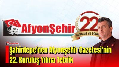 Cumhuriyet Halk Partisi (CHP) Afyonkarahisar Merkez İlçe Başkanı Barış Şahintepe, Afyonşehir