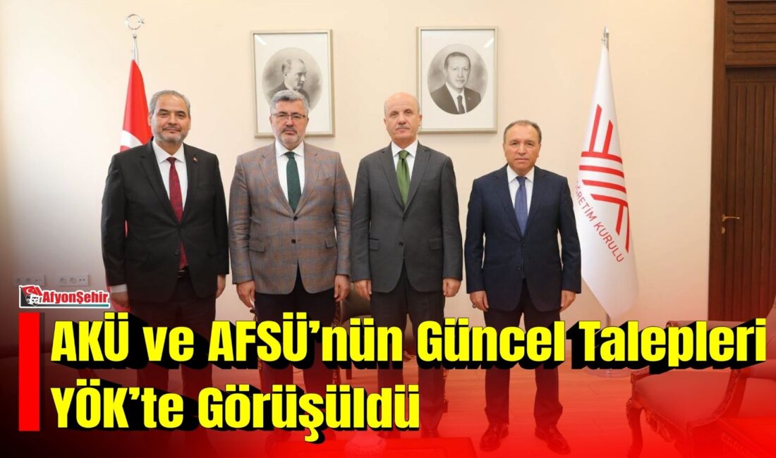 Afyon Kocatepe Üniversitesi (AKÜ) Rektörü Prof. Dr. Mehmet Karakaş, AK