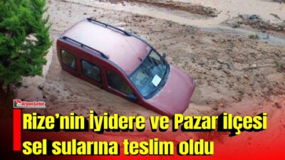 Doğu Karadeniz Bölgesi’nde dün akşam saatlerinden itibaren başlayan şiddetli yağış