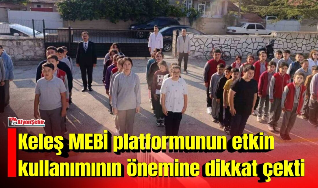 Afyonkarahisar Bolvadin İlçe Milli Eğitim Müdürü Mehmet Ali Keleş, Millî