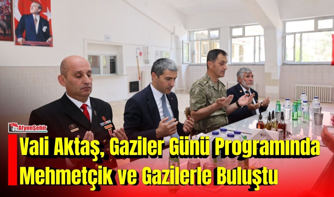 Afyonkarahisar Valisi Dr. Naci Aktaş, İkmal ve Garnizon Komutanlığı tarafından