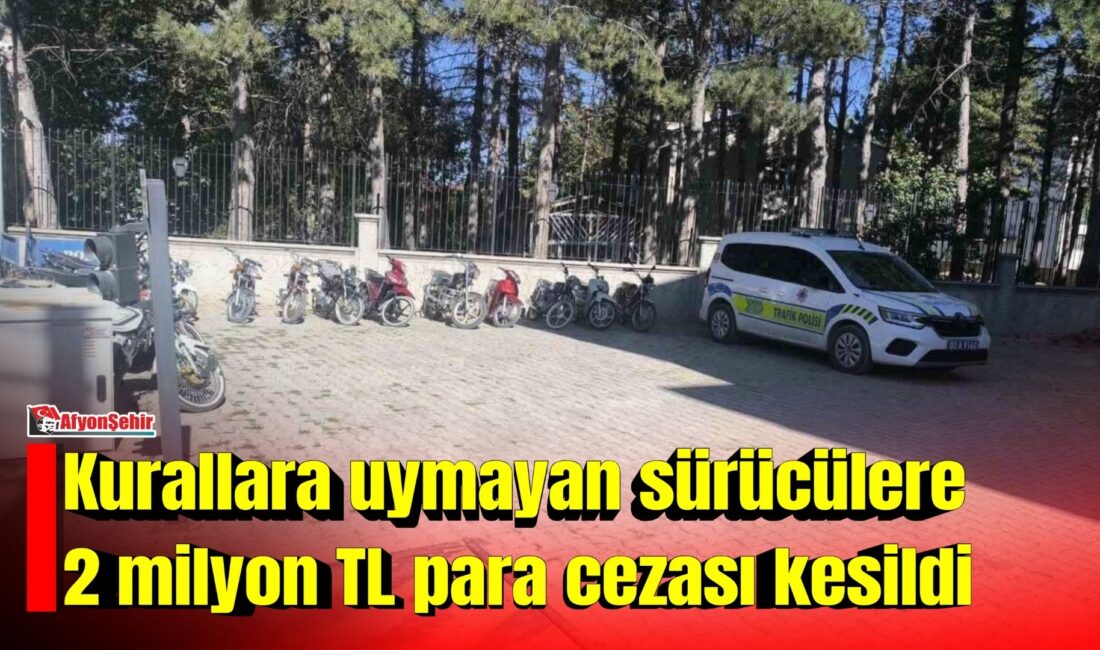Afyonkarahisar’ın Şuhut ilçesinde trafik güvenliğinin, genel asayişin ve özellikle okul
