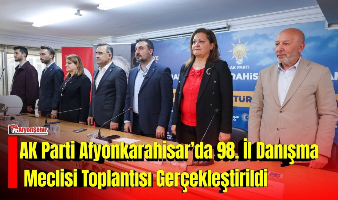 K Parti Afyonkarahisar İl Başkanlığı tarafından düzenlenen 98. İl Danışma