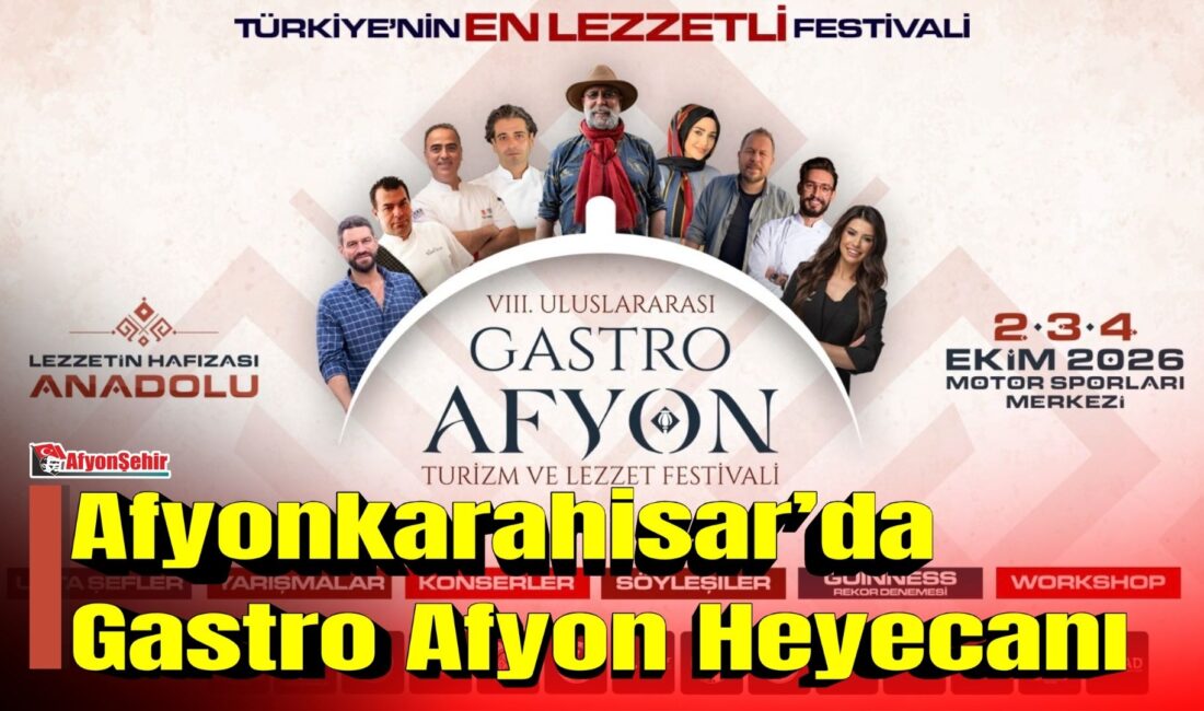 Afyonkarahisar, gastronomi ve turizm alanında önemli organizasyonlardan biri olan 8.
