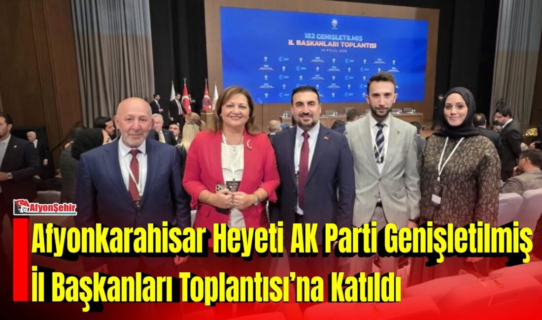 182. AK Parti Genişletilmiş İl Başkanları Toplantısı gerçekleştirildi. 