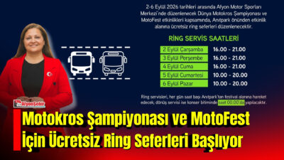 Afyonkarahisar’da 2-6 Eylül 2026 tarihleri arasında düzenlenecek Dünya Motokros Şampiyonası