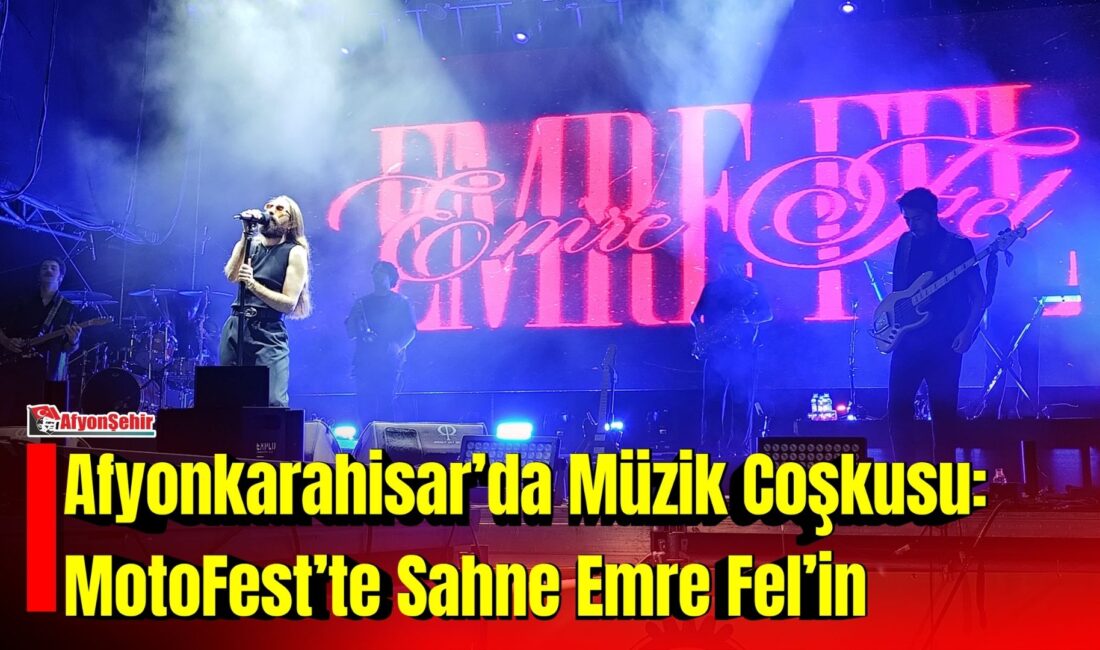 Afyonkarahisar’da 9’uncu kez düzenlenen MOTOFEST, motosiklet tutkunlarının yanı sıra müzikseverleri