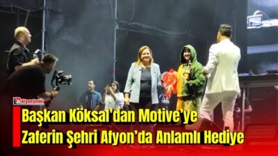 Afyonkarahisar Belediye Başkanı Burcu Köksal, 9. NG Afyon Motofest kapsamında