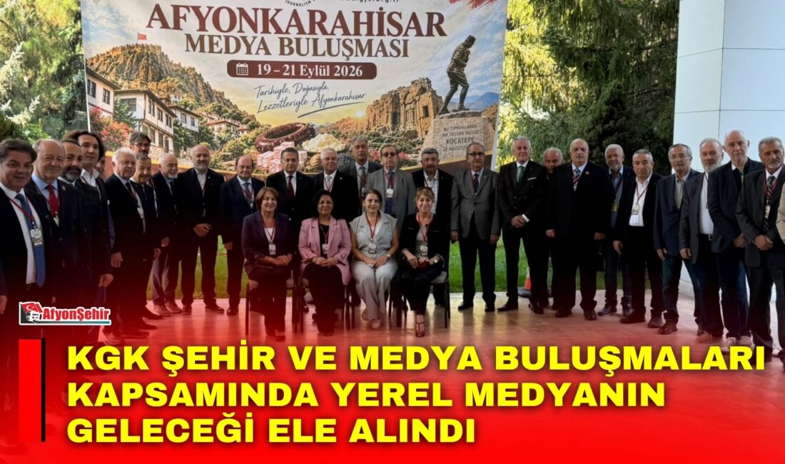 Küresel Gazeteciler Konseyi (KGK) tarafından düzenlenen Şehir ve Medya Buluşmaları