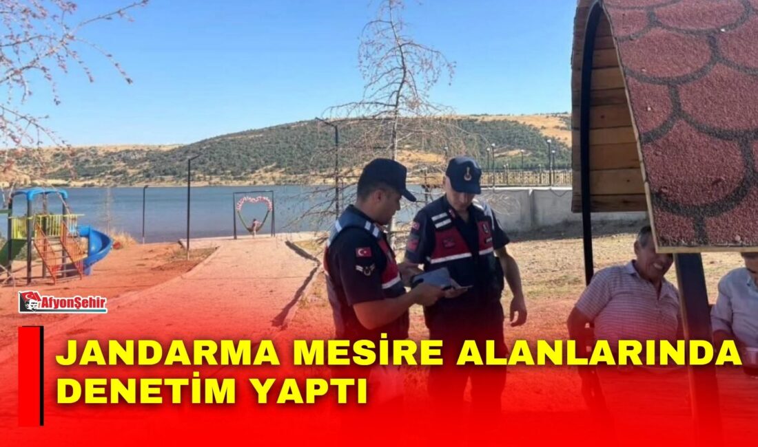 Jandarma mesire alanlarında denetim yaptı Afyonkarahisar’ın Sandıklı ilçesinde jandarma ekipleri Akdağ Tabiat Parkı, Hüdai Kaplıcaları