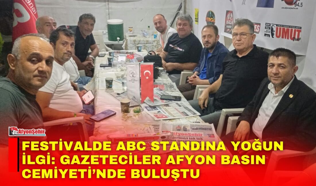 Afyonkarahisar’da düzenlenen festivalin ikinci gününde ABC standı yoğun ilgi görürken,