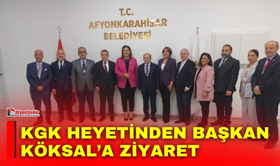 Küresel Gazeteciler Konseyi (KGK) temsilcilerinden oluşan heyet, Afyonkarahisar Belediye Başkanı
