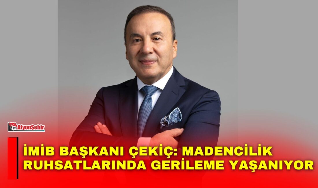 İstanbul Maden İhracatçıları Birliği (İMİB) Yönetim Kurulu Başkanı Metin Çekiç,