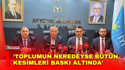 İYİ Parti Genel Başkan Yardımcısı ve Afyonkarahisar Milletvekili Hakan Şeref