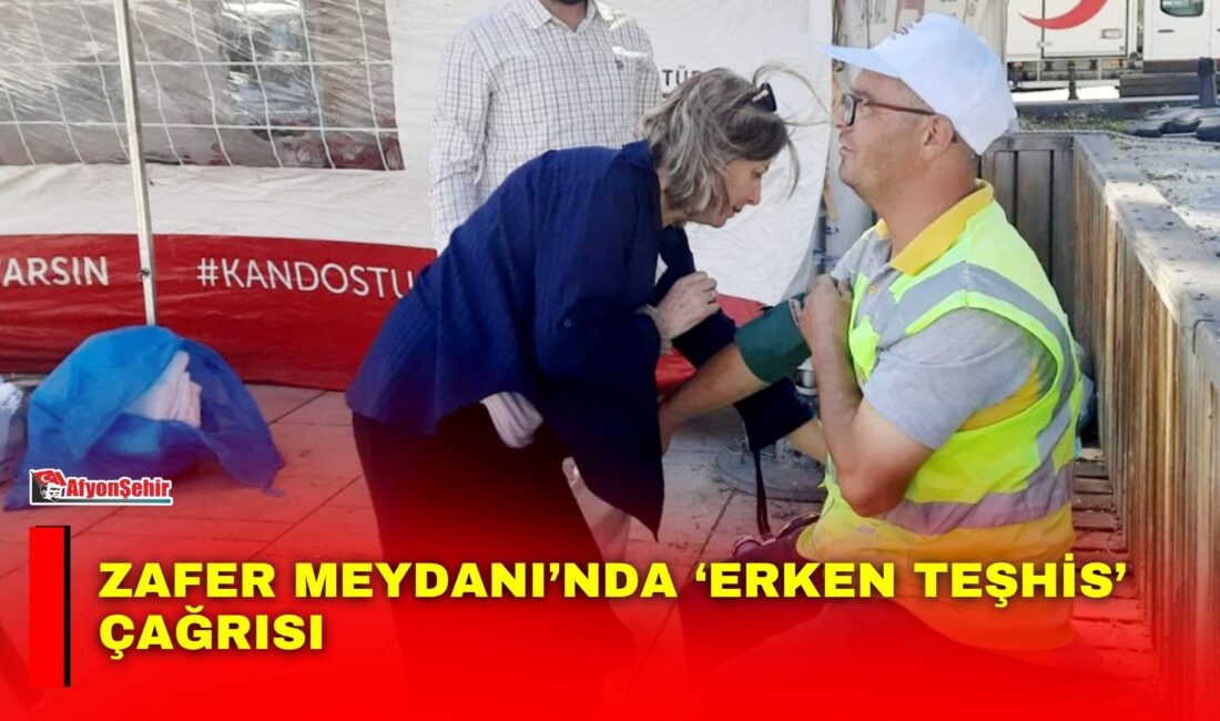 Afyonkarahisar İl Sağlık Müdürlüğü tarafından Halk Sağlığı Haftası kapsamında Zafer