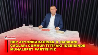 Afyoşehir’de yayımlanan, Kemal Baykara’nın hazırlayıp sunduğu ‘Gündem Raporu’ programının bu