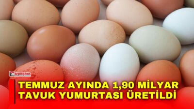 Türkiye’nin kümes hayvancılığı üretimine ilişkin Temmuz 2026 verileri açıklayan Türkiye