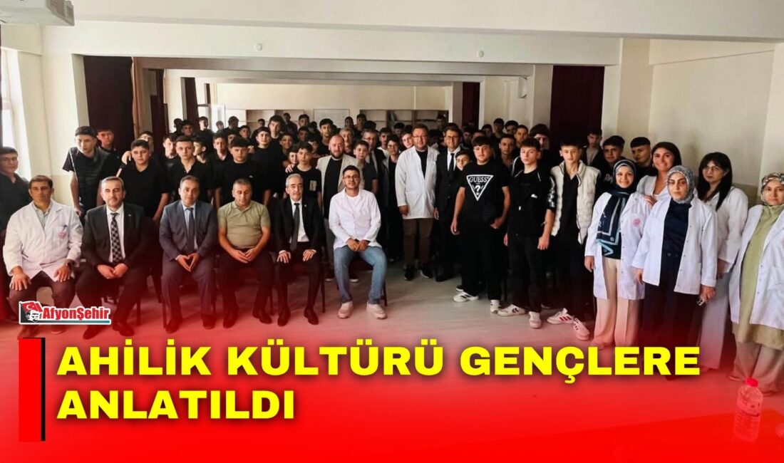 Ahilik Haftası kutlamaları kapsamında Afyonkarahisar Esnaf ve Sanatkarlar Odaları Birliği