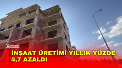 Türkiye İstatistik Kurumu (TÜİK), Temmuz ayı İnşaat Üretim Endeksi verilerine