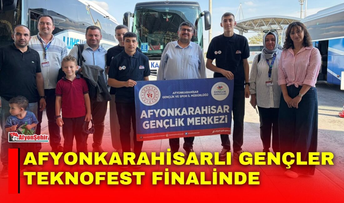 Afyonkarahisar Gençlik Merkezi öğrencileri, geliştirdikleri “Deprem Sonrası Arama Kurtarma Sistemi”