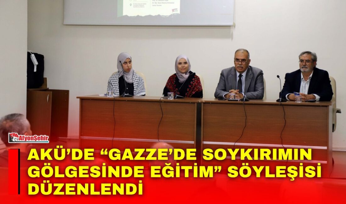 Afyon Kocatepe Üniversitesi (AKÜ) Bilim İletişimi Koordinatörlüğünce, Yükseköğretim Kurulunun koordinasyonunda