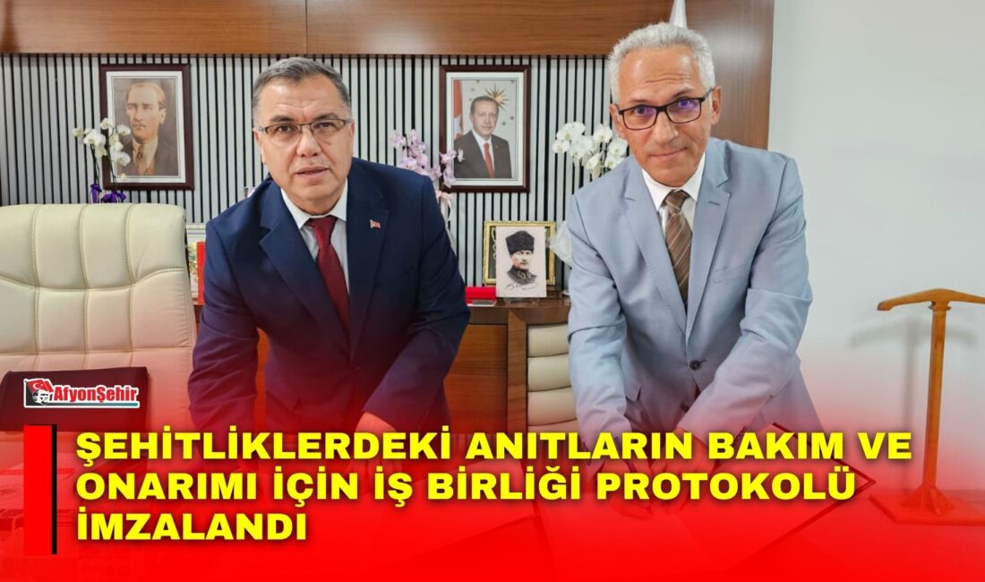 Afyonkarahisar ve Kütahya’da bulunan şehitliklerdeki anıtların bakım ve onarımına yönelik