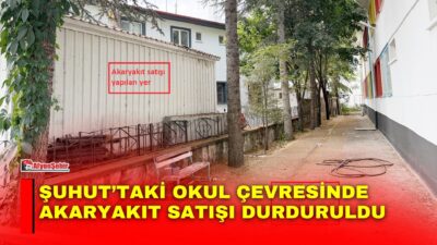 Şuhut’ta Kurtuluş İhsan Küçükarslan İlkokulu ve Ortaokulu’nun hemen yanında bulunan
