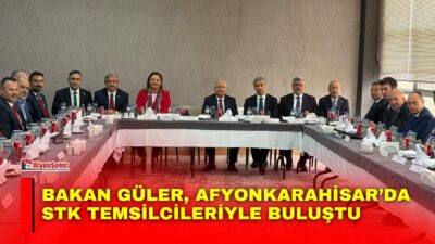 Milli Savunma Bakanı Yaşar Güler, Türkiye Yüzyılı programları kapsamında Afyonkarahisar’da
