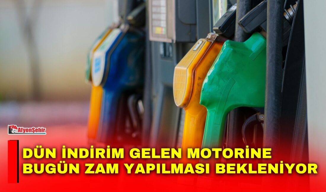 Motorinin litre fiyatına dün itibarıyla 5 lira 57 kuruş indirim