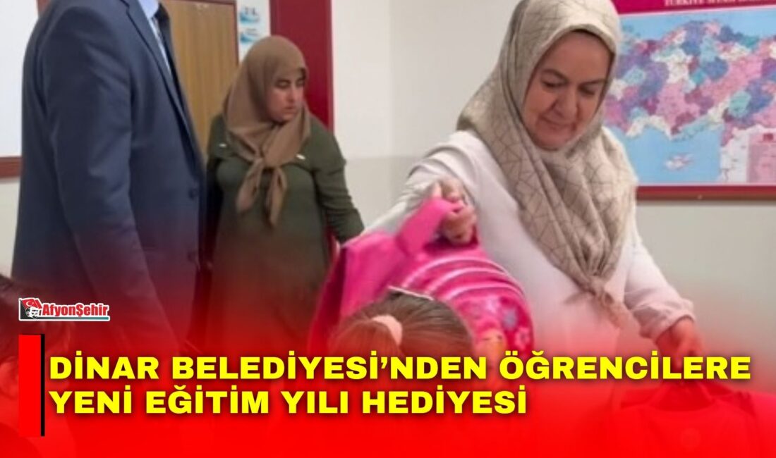 Dinar Belediyesi, yeni eğitim öğretim yılının başlamasıyla birlikte anaokulu ve