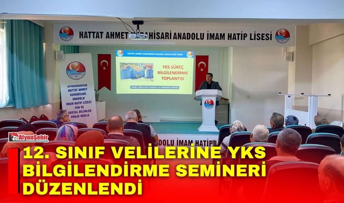 Afyonkarahisar Hattat Ahmet Karahisari Anadolu İmam Hatip Lisesinde, 12. sınıf