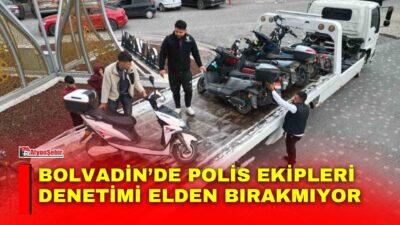 Afyonkarahisar’ın Bolvadin ilçesinde polis tarafından ‘Önce Güvenlik’ anlayışı ile başlatılan