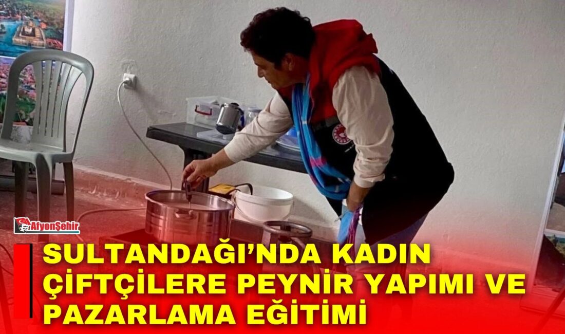 Afyonkarahisar’ın Sultandağı ilçesinde kırsal alanda yaşayan kadınların üretime katılımını desteklemek