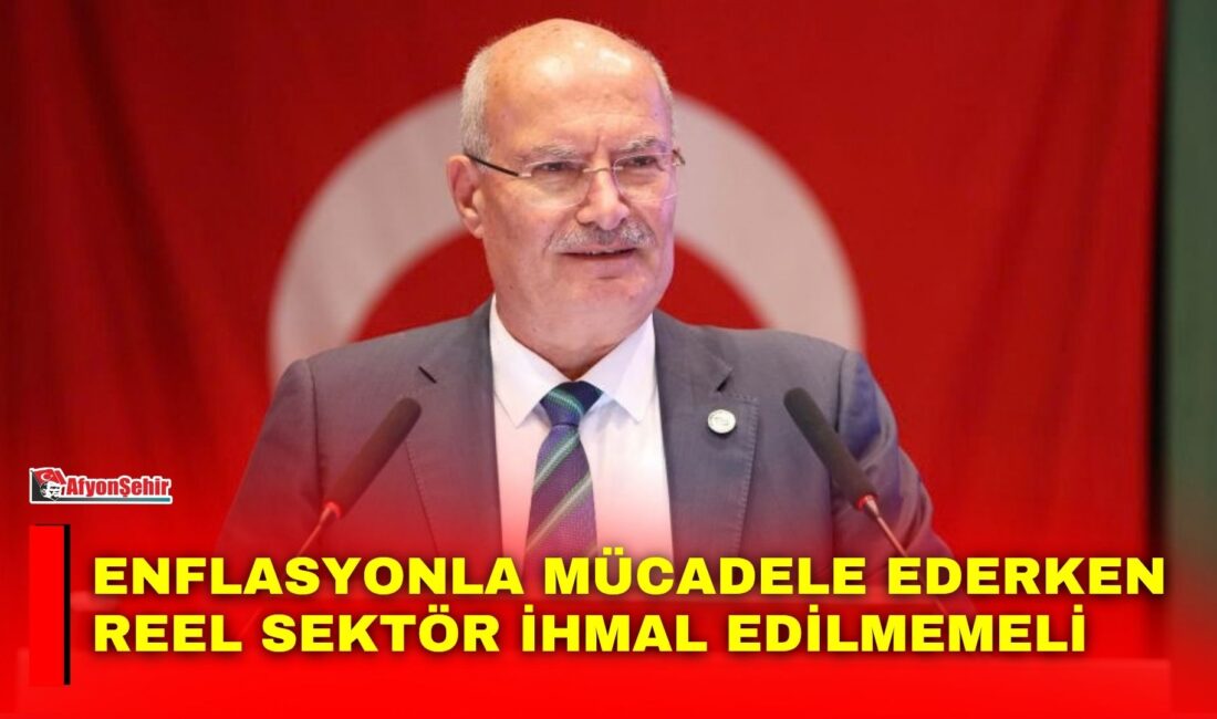 Ankara Ticaret Odası (ATO) Başkanı Gürsel Baran, "Enflasyonla mücadele ederken