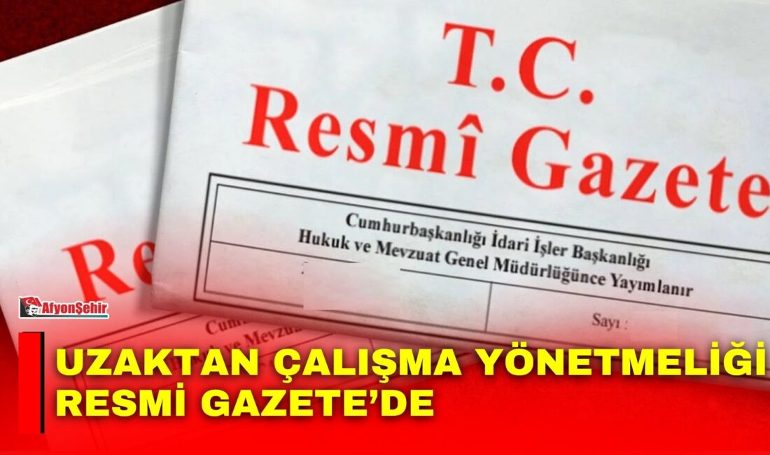 Uzaktan çalışma yönetmeliği Resmi Gazete’de Resmi Gazete'de yayımlanan yönetmelik değişikliğine göre artık işçinin iş yerinde