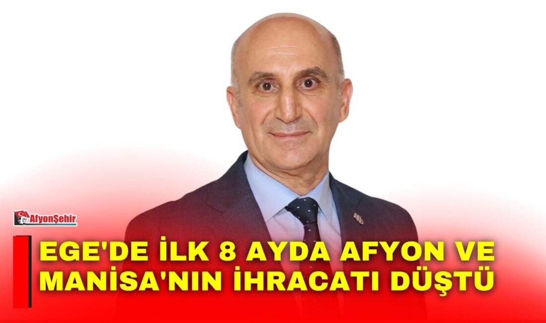 Afyonkarahisar’ın Ocak-Ağustos dönemi ihracatı yüzde 22,09 gerileyerek 485,6 milyon dolara
