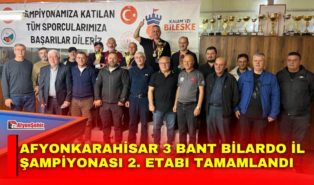 Türkiye Bilardo Federasyonu tarafından düzenlenen İl Spor Faaliyetleri 3 Bant
