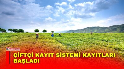 Çiftçi Kayıt Sistemi kayıtları başladı Afyonkarahisar İl Tarım ve Orman Müdürlüğü, 2027 üretim yılı Çiftçi