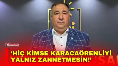 İYİ Parti Afyonkarahisar İl Başkanı Muhammet Mısırlıoğlu, Karamıkkaracaören’de vatandaşların tepki