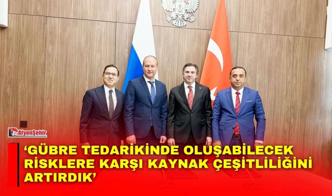 Tarım ve Orman Bakanı İbrahim Yumaklı, Türkiye ile Rusya Federasyonu