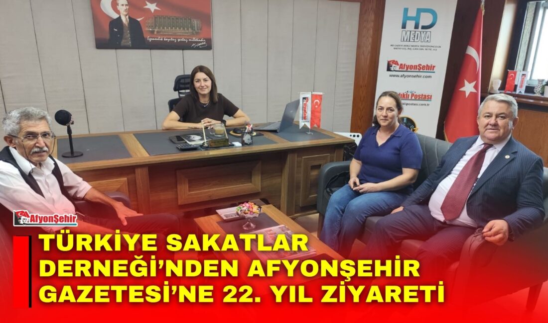 Türkiye Sakatlar Derneği Afyonkarahisar Temsilcisi Faruk Özkara, Afyonşehir Gazetesi’nin 22.