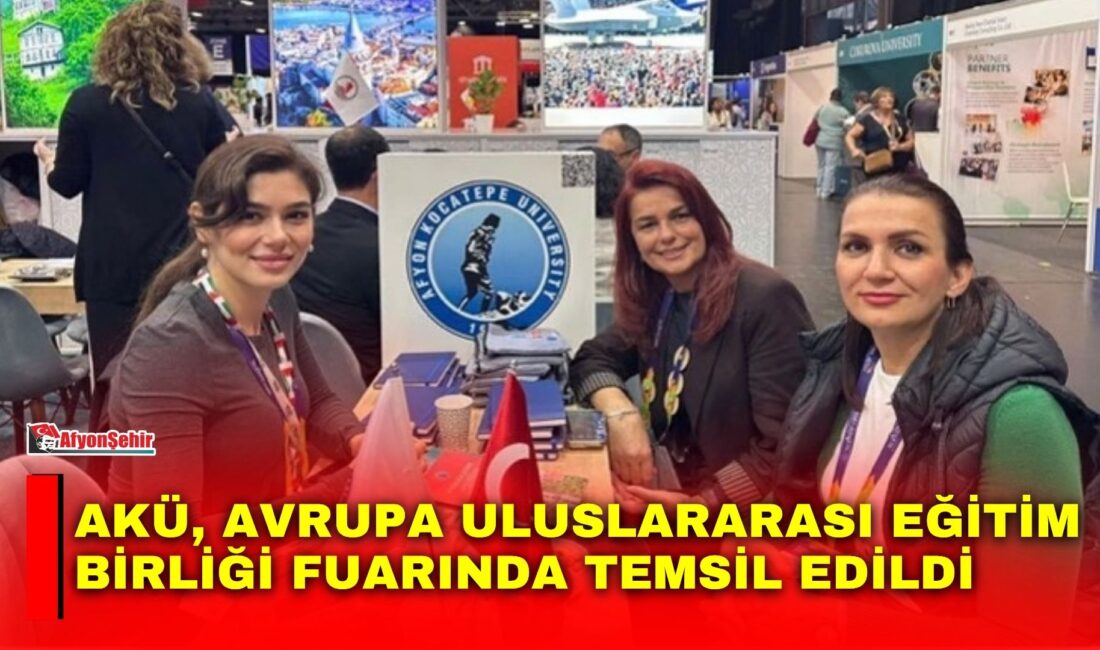 Afyon Kocatepe Üniversitesi (AKÜ), İskoçya’nın Glasgow kentinde düzenlenen Avrupa Uluslararası