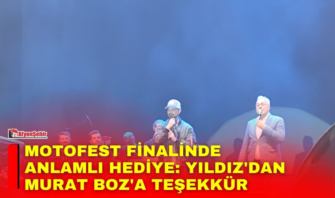 Afyonkarahisar’da günlerdir süren Türkiye Motofest rüzgârı, pop müziğin sevilen ismi