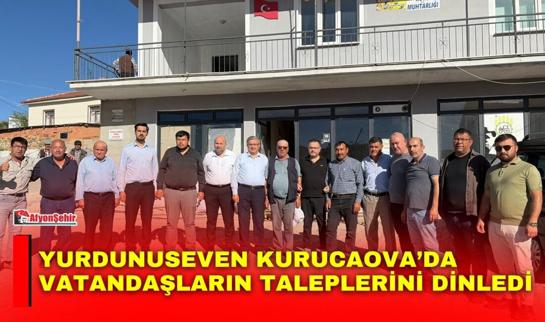 AK Parti Afyonkarahisar Milletvekili İbrahim Yurdunuseven, Bolvadin’in Kurucaova Köyü’nde muhtar