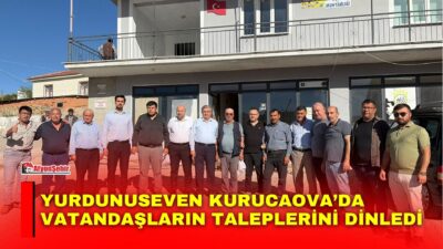 AK Parti Afyonkarahisar Milletvekili İbrahim Yurdunuseven, Bolvadin’in Kurucaova Köyü’nde muhtar