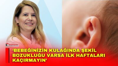 Belirgin kulak farklılıkları, çocukların ilerleyen yaşlarda gözlük veya kulaklık kullanırken