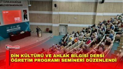 Afyonkarahisar İl Milli Eğitim Müdürü İsmail Altınkaynak, Türkiye Yüzyılı Maarif