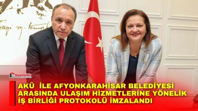 Afyon Kocatepe Üniversitesi (AKÜ) ile Afyonkarahisar Belediyesi arasında, yükseköğretim öğrencileri