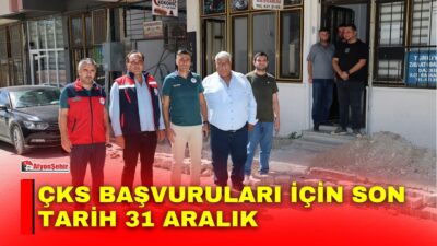 Afyonkarahisar’da 2027 üretim yılı Çiftçi Kayıt Sistemi (ÇKS) başvuruları 1